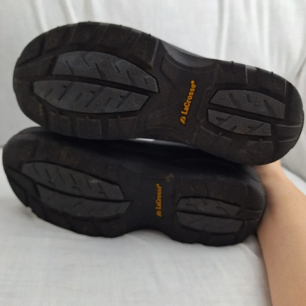 LaCrosse Black 9 Ankle Alpha Mudlite Boots Mens 200050 Cottagecore Rubber